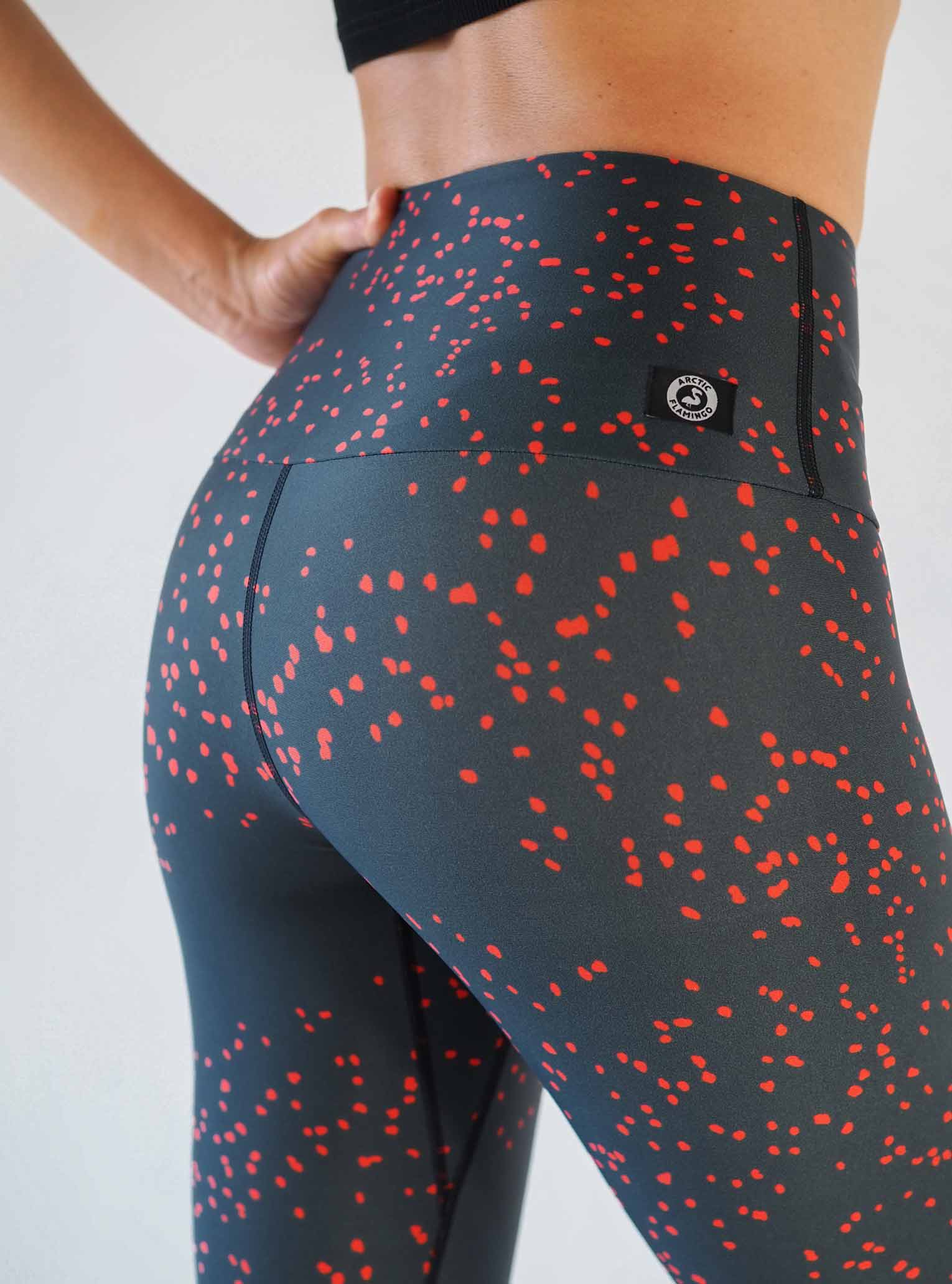 Yoga Leggings RED BUTTERFLY