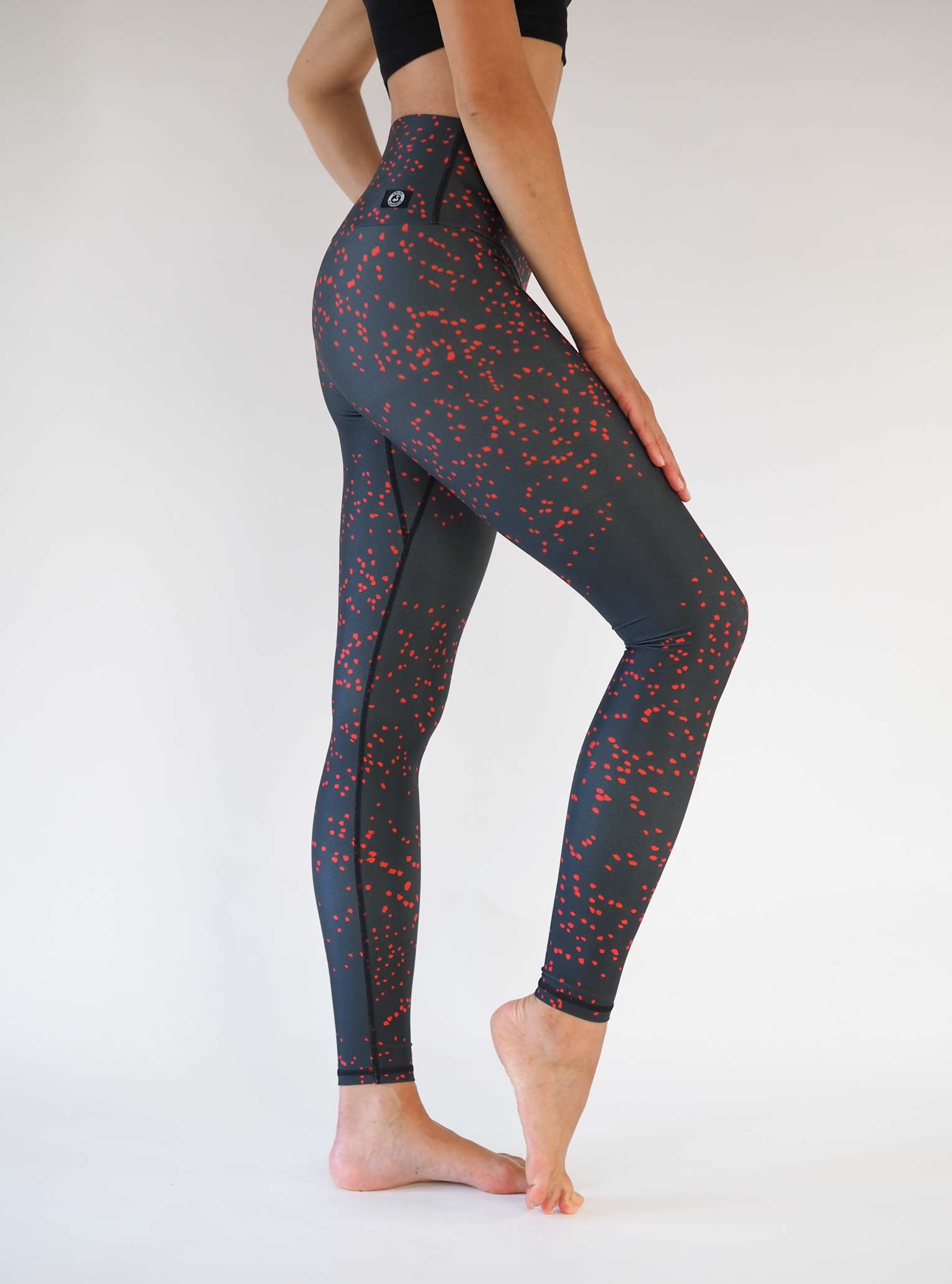 Yoga Leggings RED BUTTERFLY