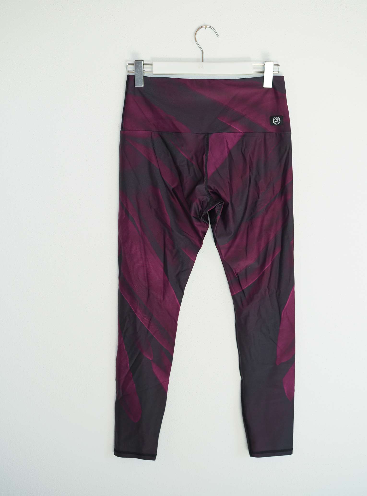 Gr. L - Yoga Leggings BURGUNDY BIRD