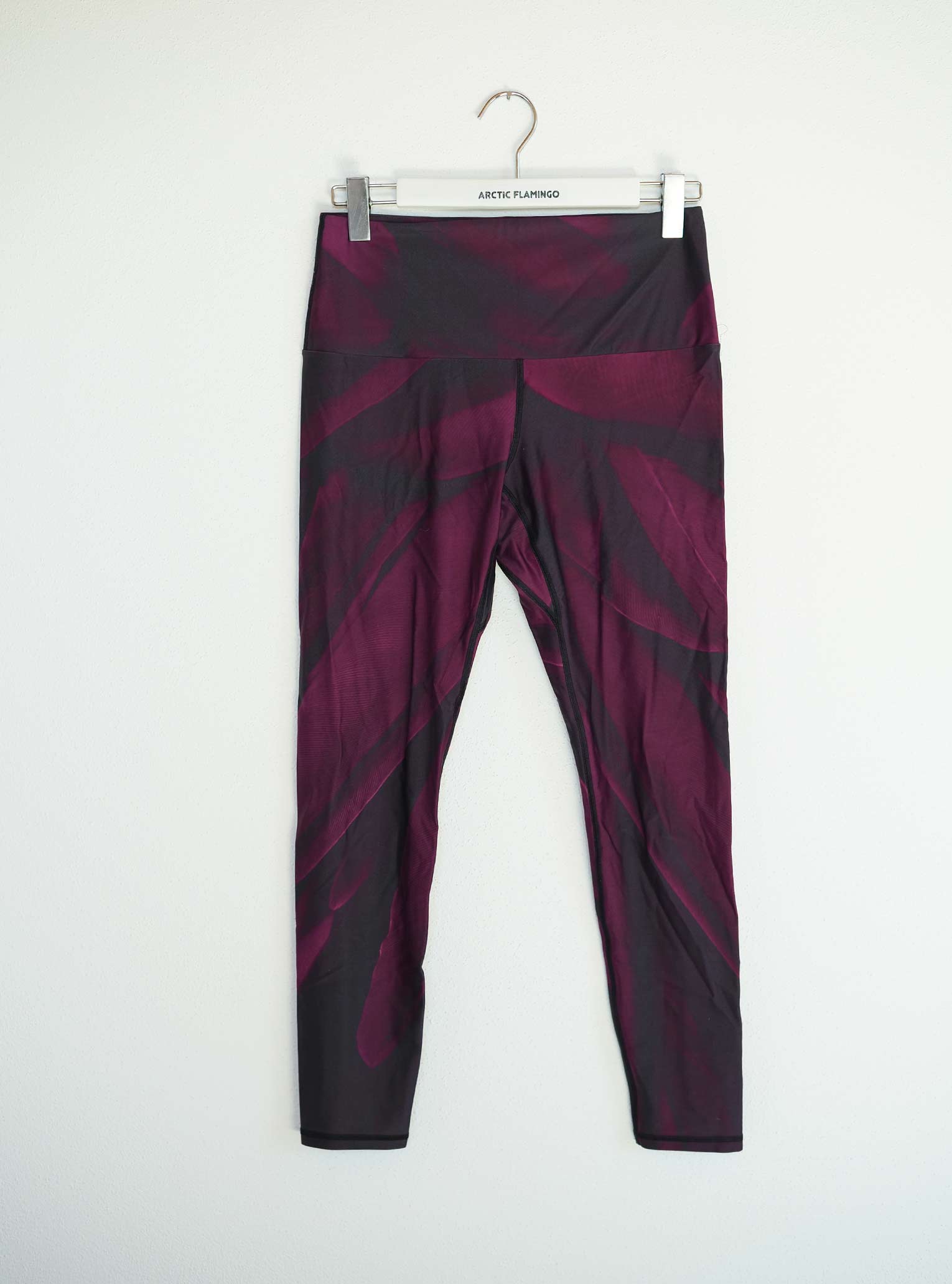 Gr. L - Yoga Leggings BURGUNDY BIRD