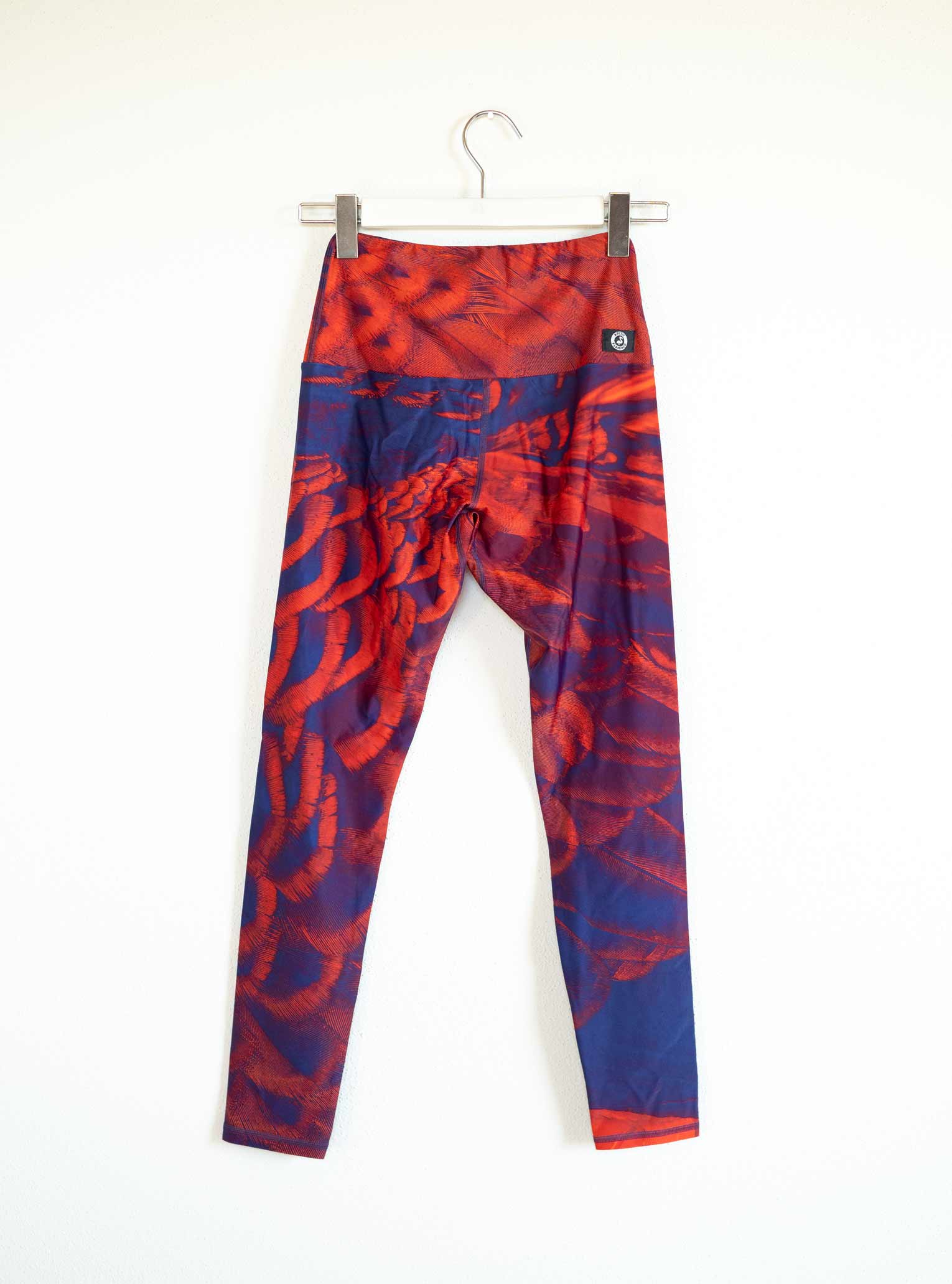Gr. S - Yoga Leggings PURPLE BIRD