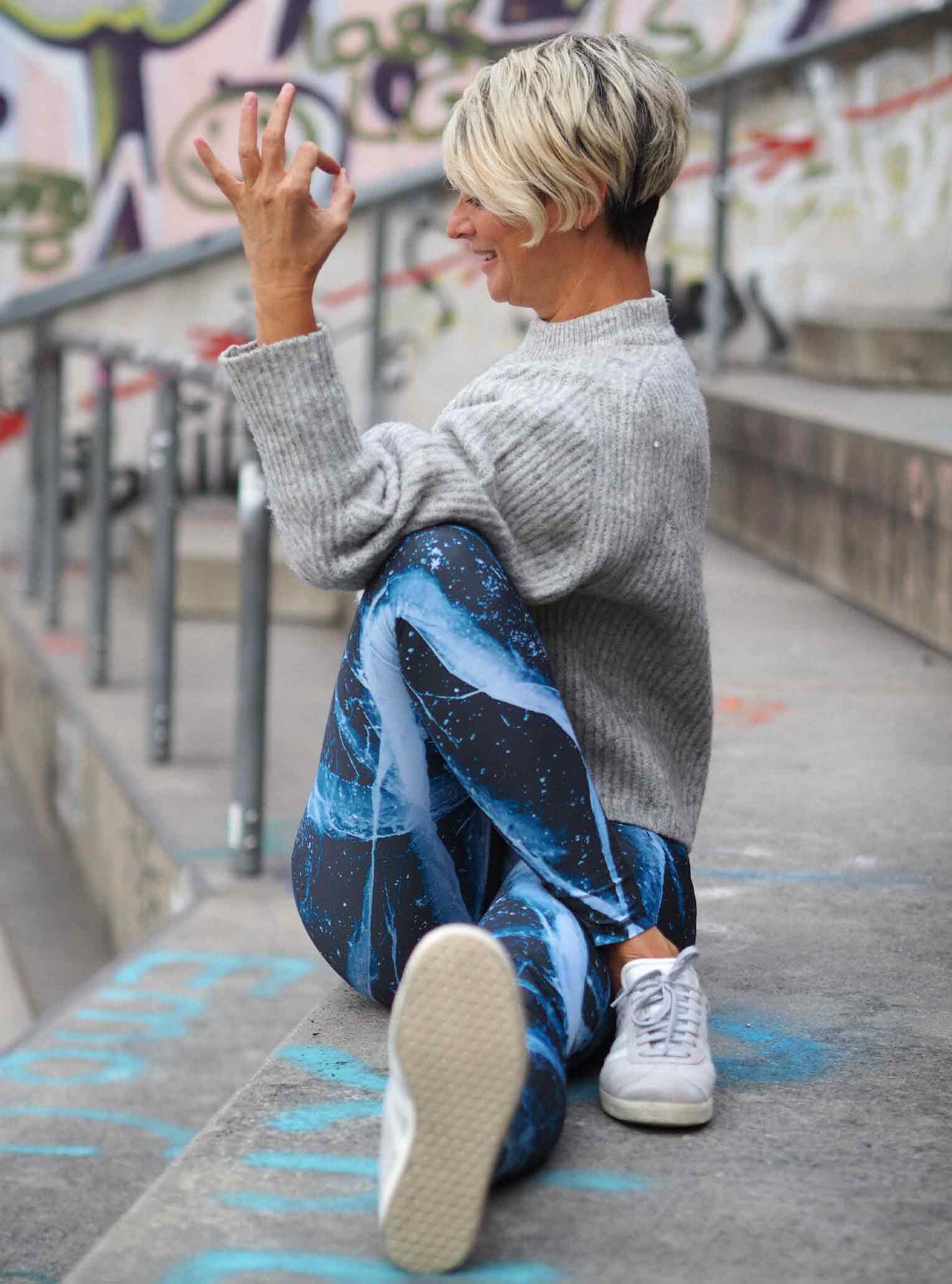 Yoga Leggings FROZEN LAKE