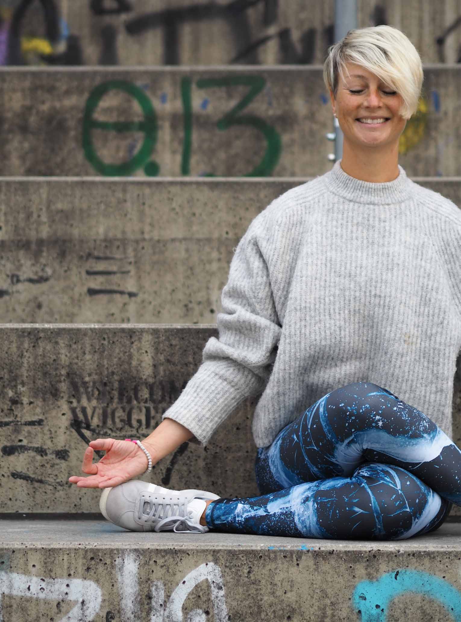 Yoga Leggings FROZEN LAKE