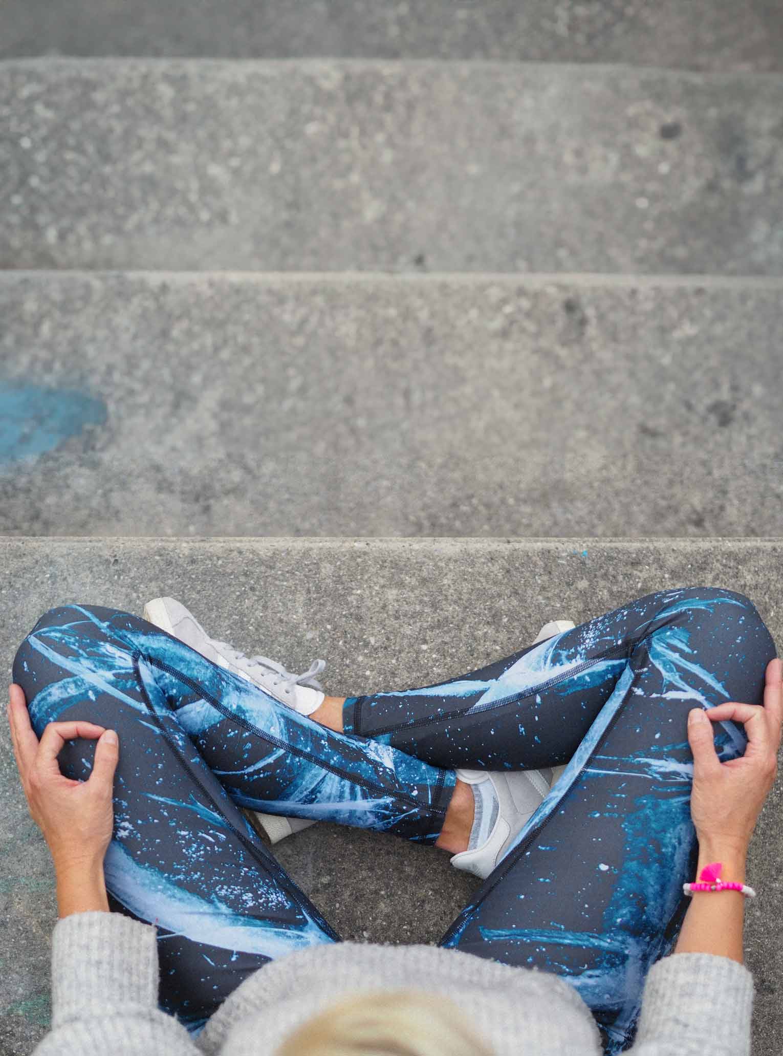 Yoga Leggings FROZEN LAKE