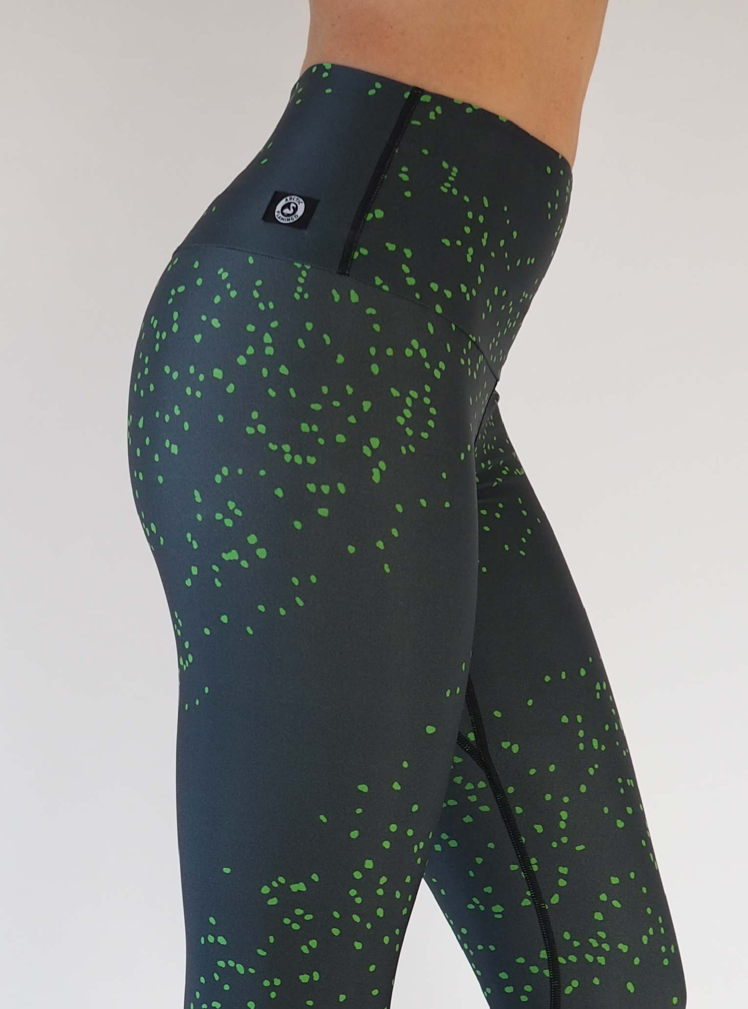 Yoga Leggings GREEN BUTTERFLY