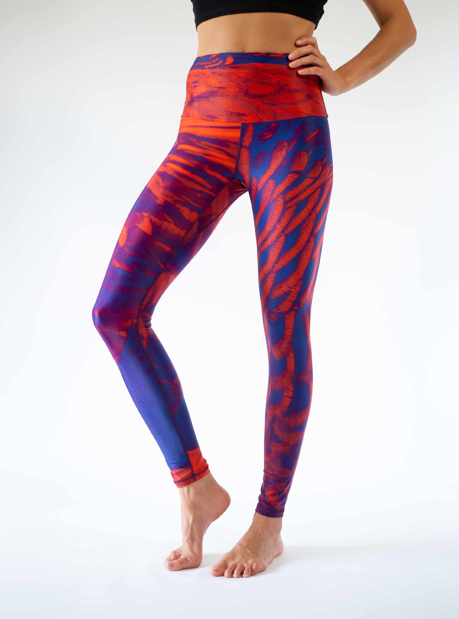 Yoga Leggings PURPLE BIRD