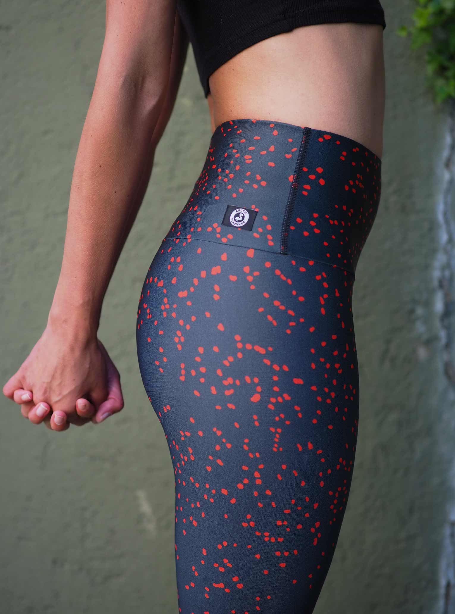 2nd Life - Yoga Leggings RED BUTTERFLY