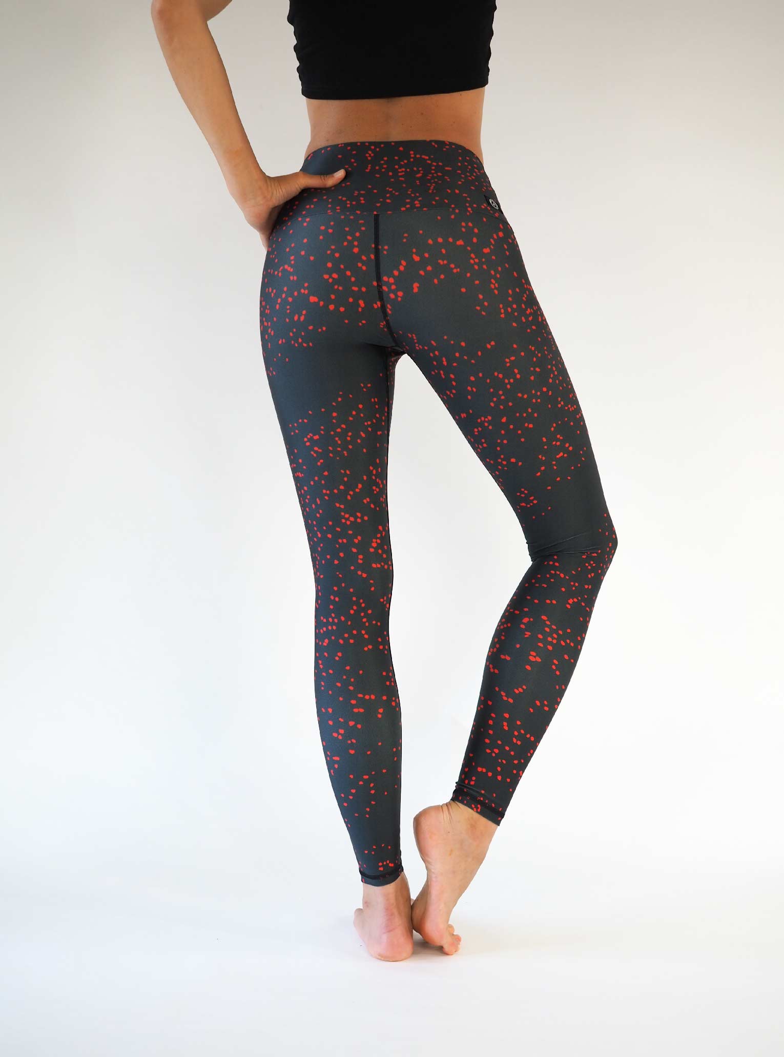 2nd Life - Yoga Leggings RED BUTTERFLY