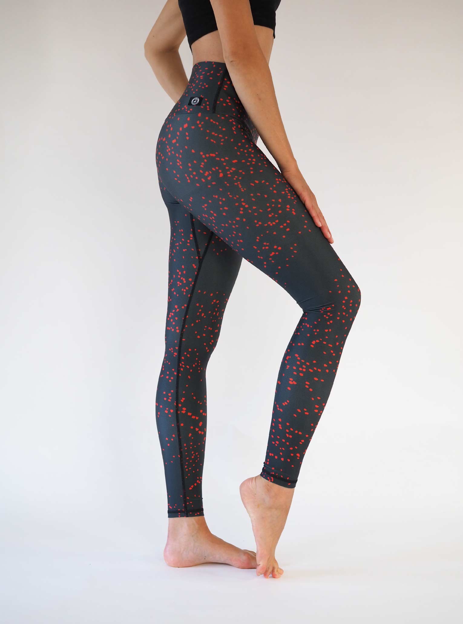 2nd Life - Yoga Leggings RED BUTTERFLY