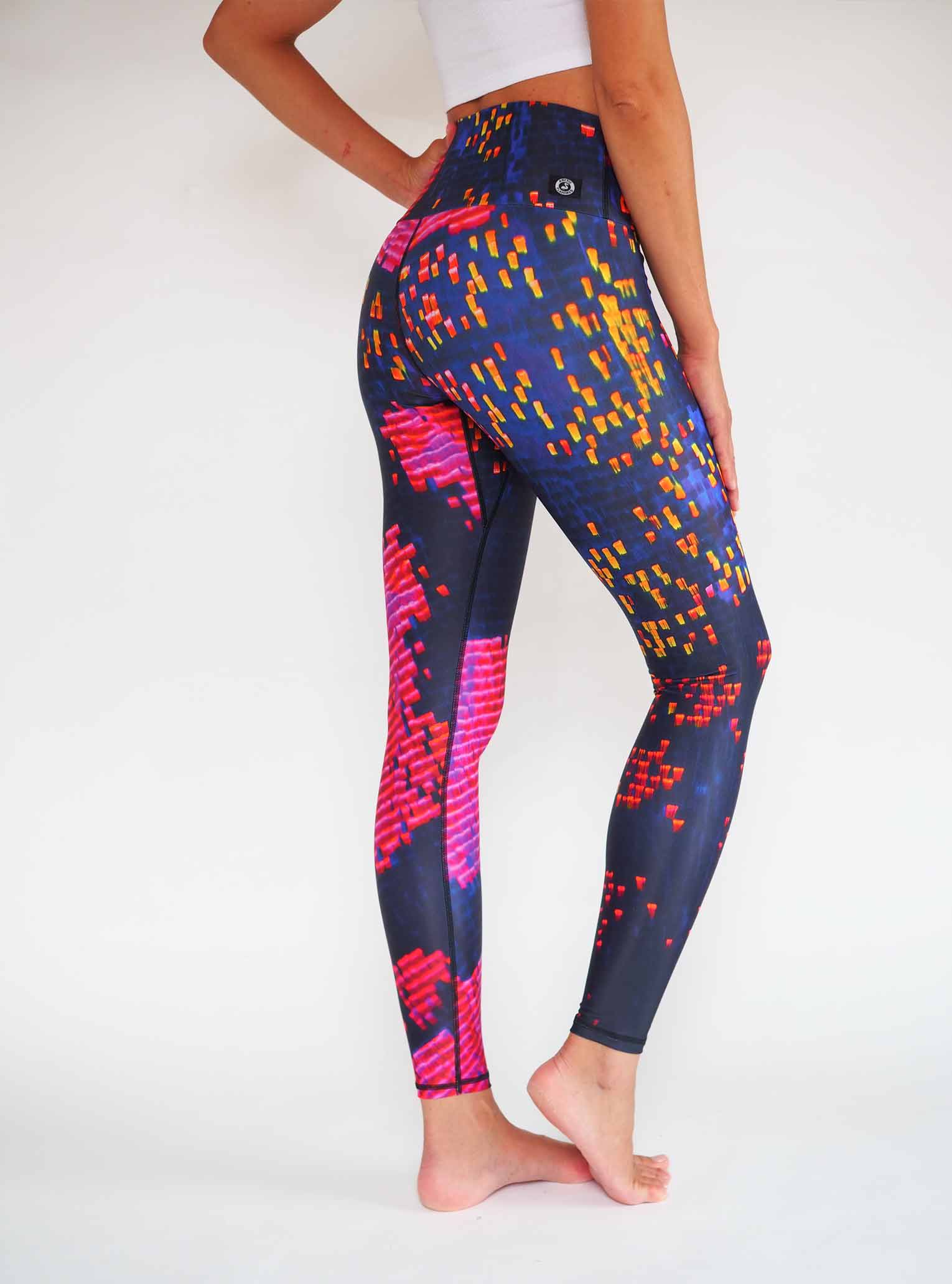 Yoga Leggings TECHNO BIRD