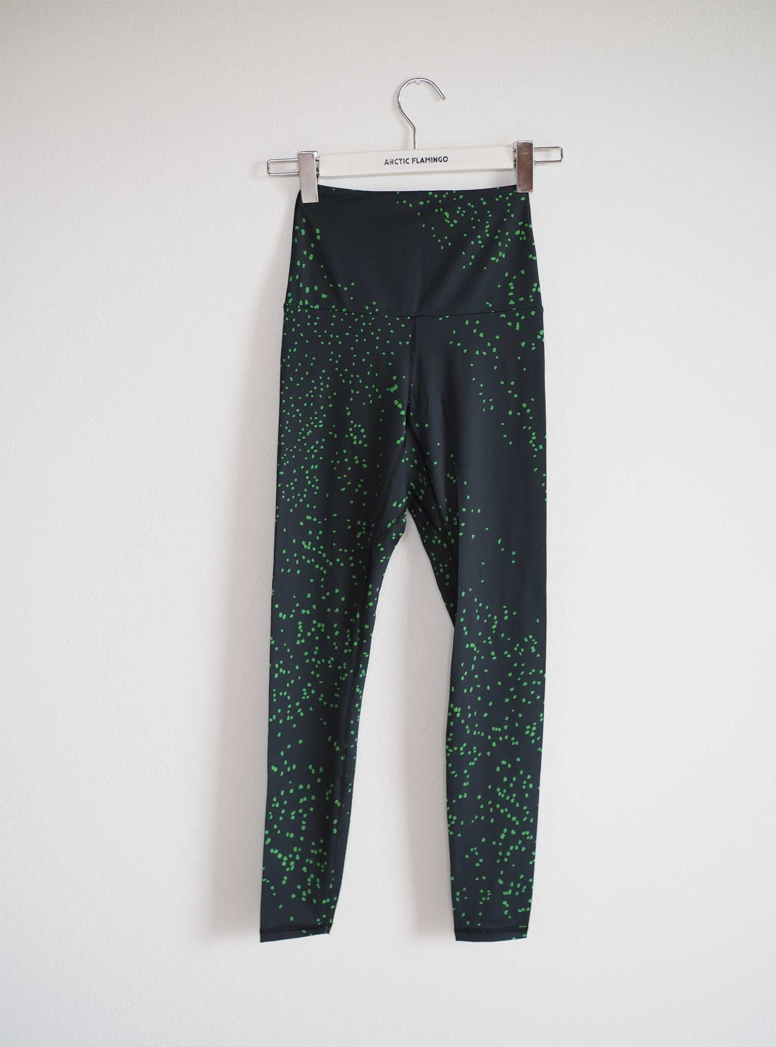 Gr. S - Yoga Leggings GREEN BUTTERFLY