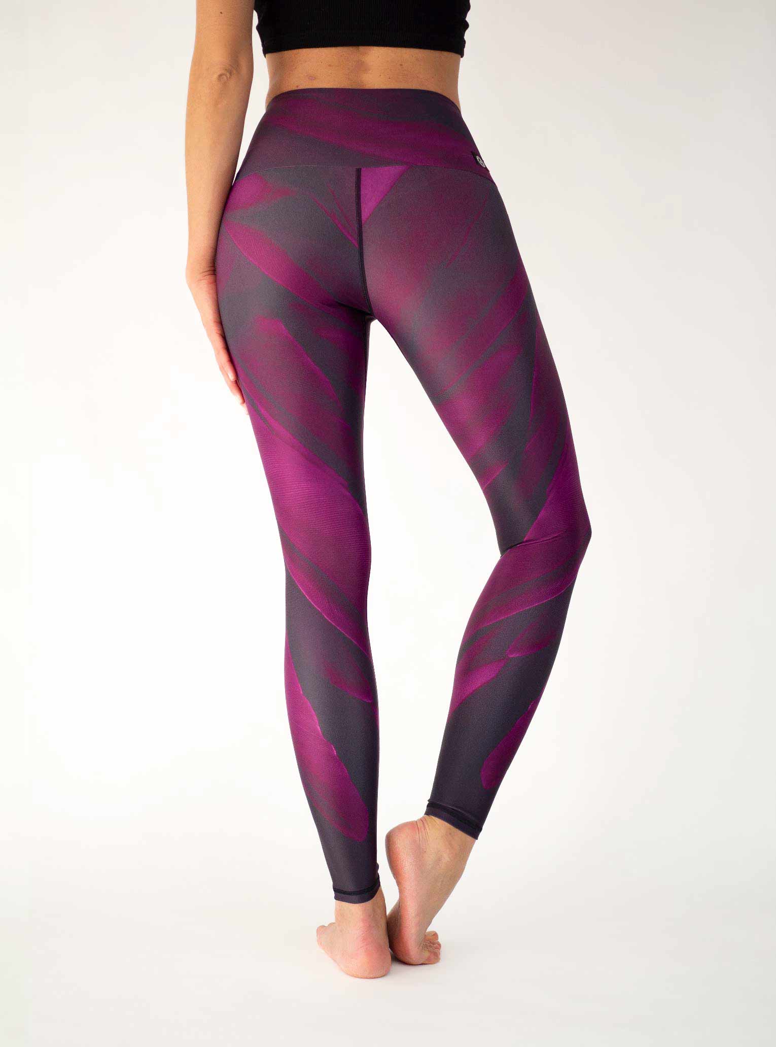 Burgundy yoga leggings hotsell