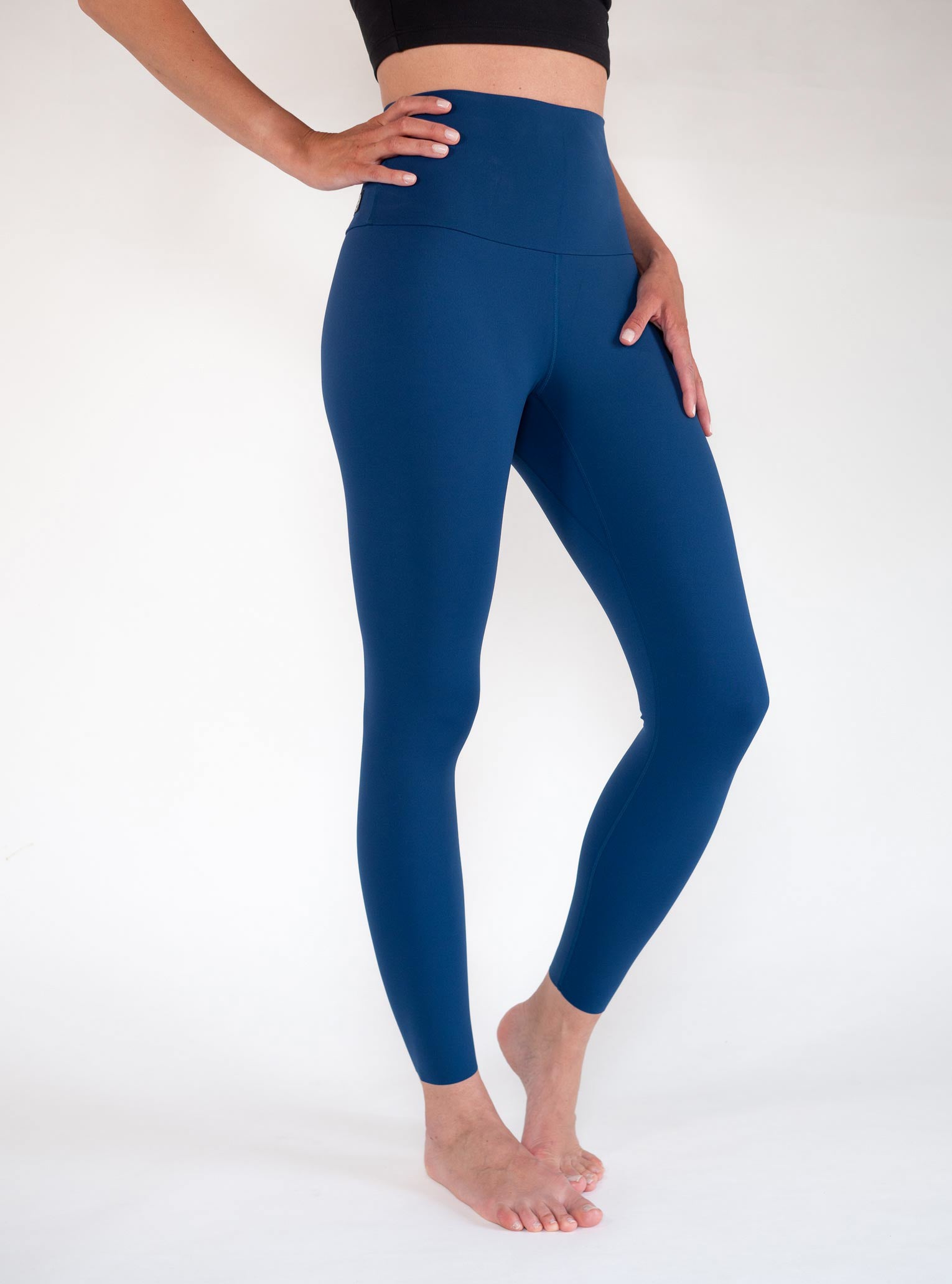 Yoga Leggings FEATHER PETROLBLAU