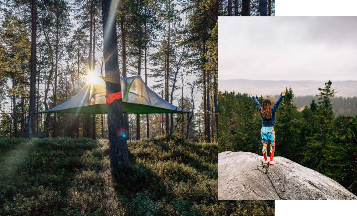 Tentsile-Yoga-Retreat-Accommodation-Treetent-Lapland