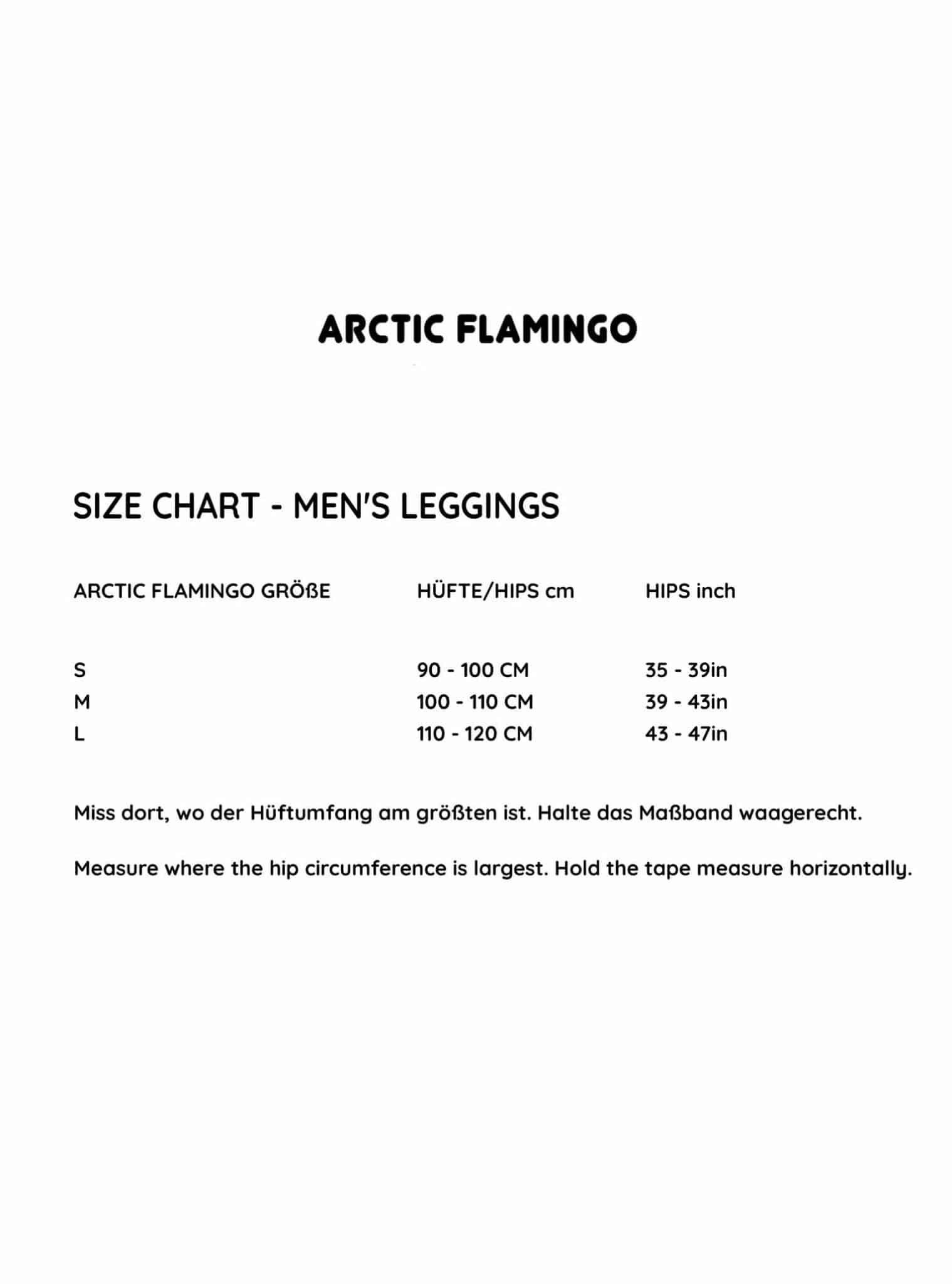 Men's Printed Sport Tights | Arctic Flamingo Yoga Leggings