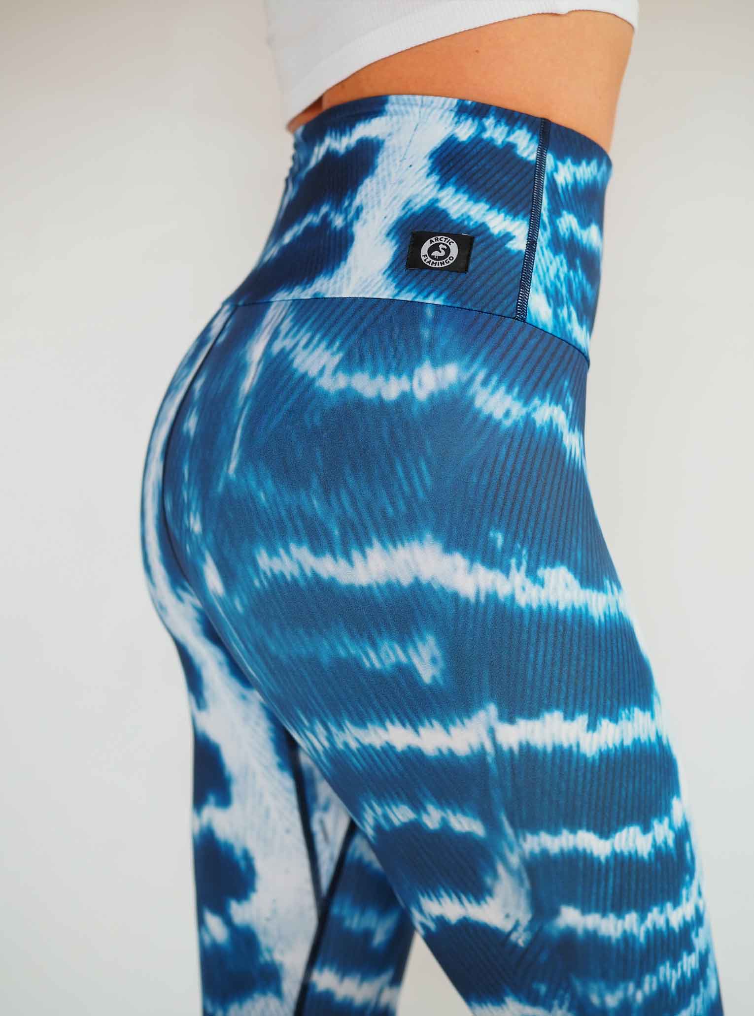 World of Leggings Blue Owl Leggings, One Size at  Women's Clothing  store